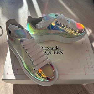 Alexander McQueen Women's Holographic Sneakers